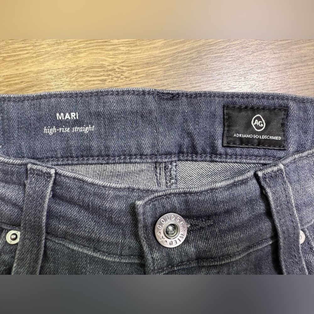 AG Adriano Goldschmied Mari High Rise Straight Jeans Size 27 - Picture 6 of 10